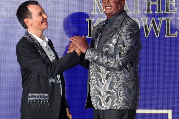 Alessandro Nomellini con Mathew Knowles alla Cena di Gala 3