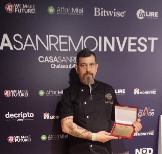 Tundo Massimo premiazione cena di gala Italian Stage sanremo 2026