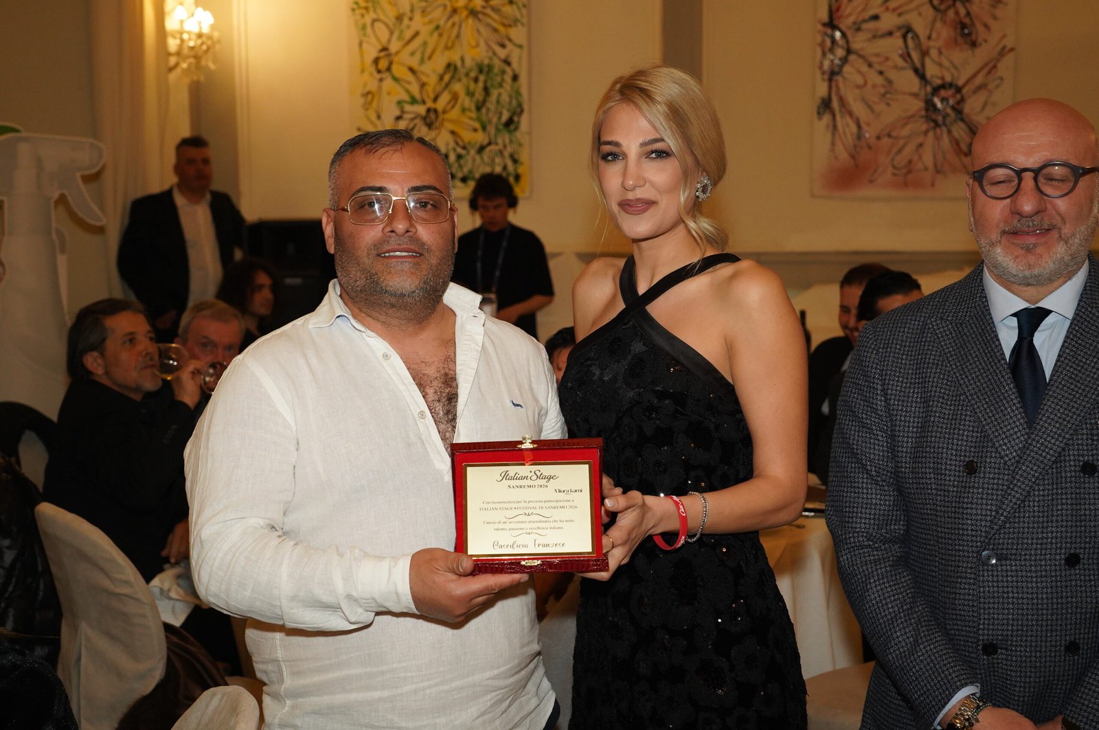 Caseificio Franzese premiazione cena di gala Italian Stage