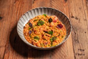 Fregula alle delizie del mare limone e mentuccia ph Press